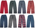 NORTY Mens Pajama Sleep Lounge Pant - 100% Brushed Cotton Flannel - 8 Prints, 40769